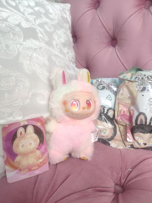 Продам лабубу зелену фіолетову labubu monsters популярна іграшка брело