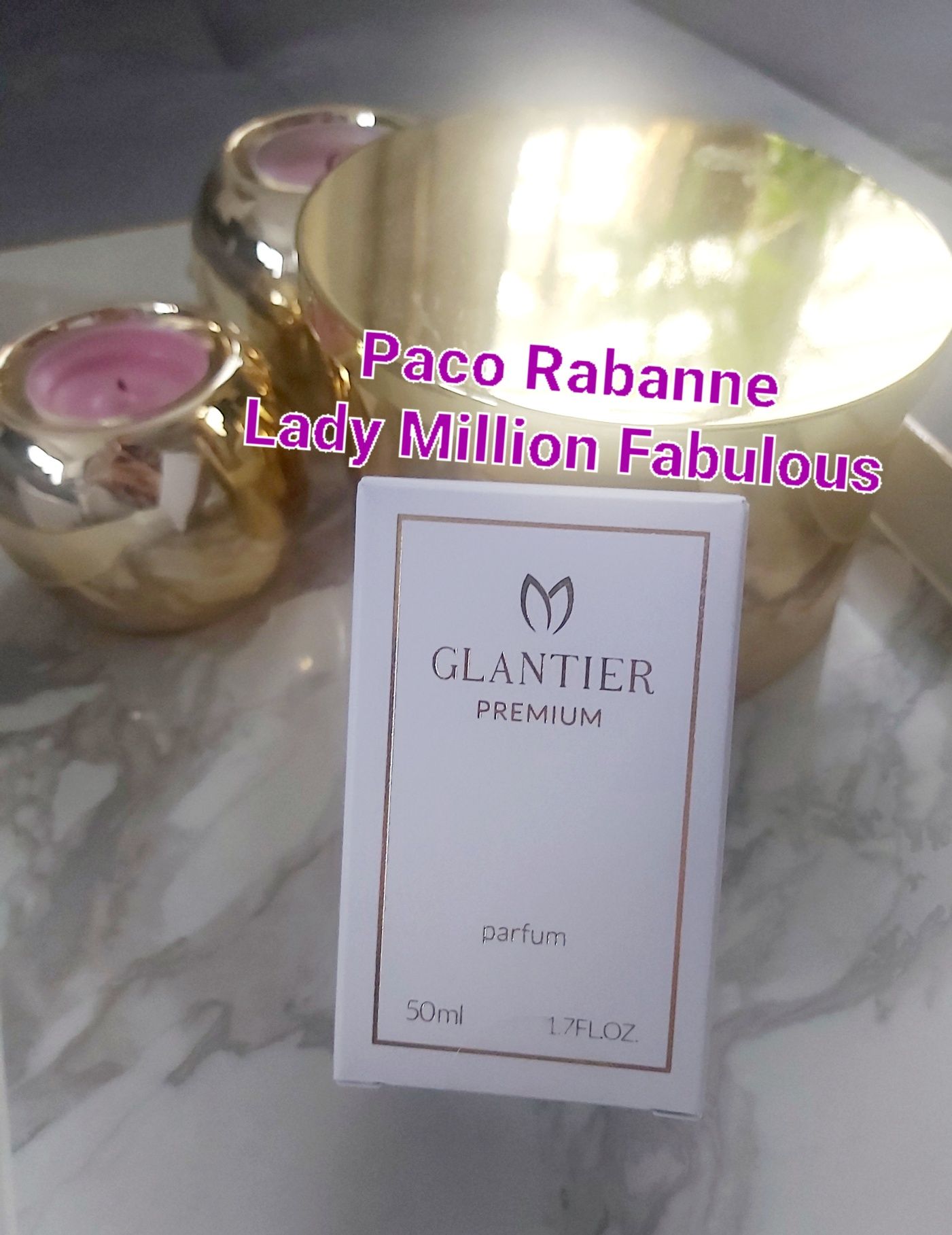 Perfumy Glantier premium Paco Rabanne Lady Milion Fabulous 50ml