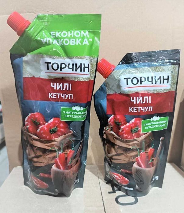 Продукція Торчин оптом (кетчупи, соуси, гірчиця, заправка, приправа)