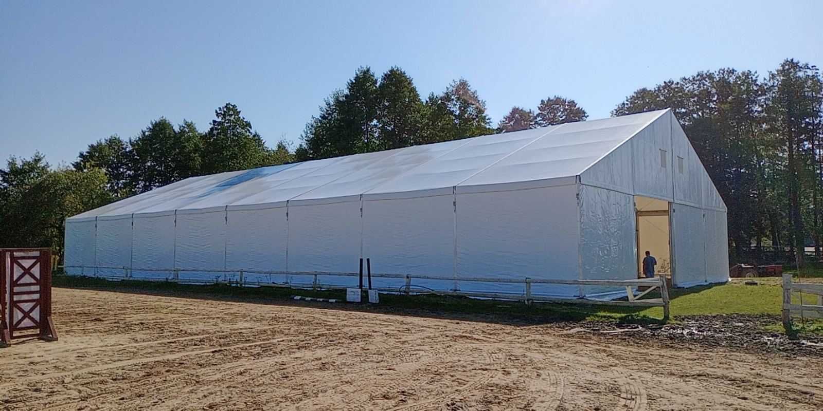 Używana Hala Magazynowa 20x40x4m pcv