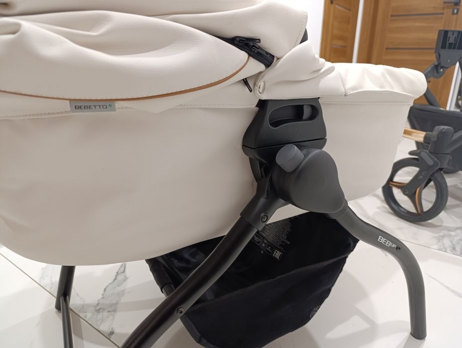 Bebetto Wózek 2w1 jak nowy piękny jasny