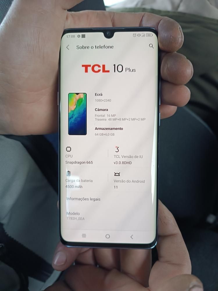 Tcl 10 plus 6gb/64gb