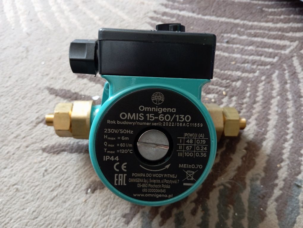 Pompa obiegowa Omnigena OMIS 15-60/130 Nowa