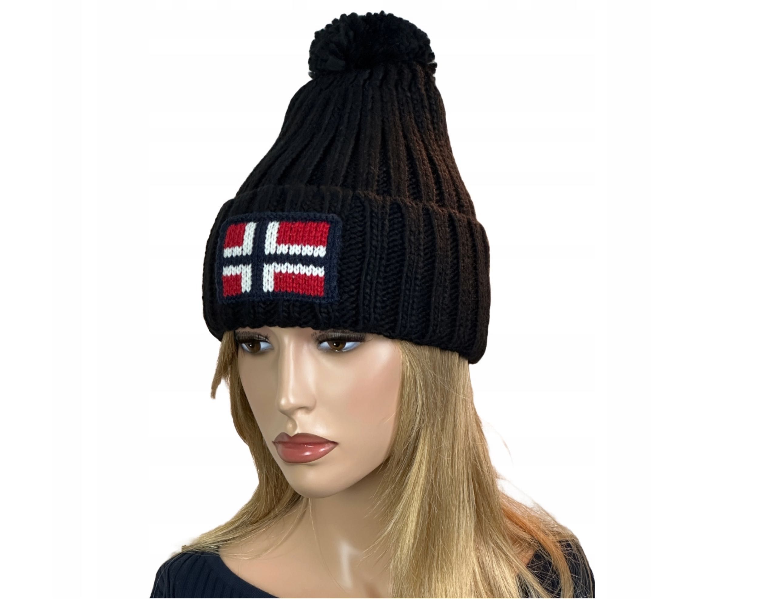 Czapka zimowa beanie Norway 1963 czarny r. uniwersalny jak napapijri