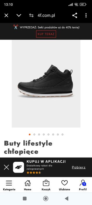 Buty Zimowe chłopięce 4F