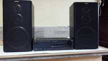 Wzmacniacz stereo JVC z kolumnami Sony