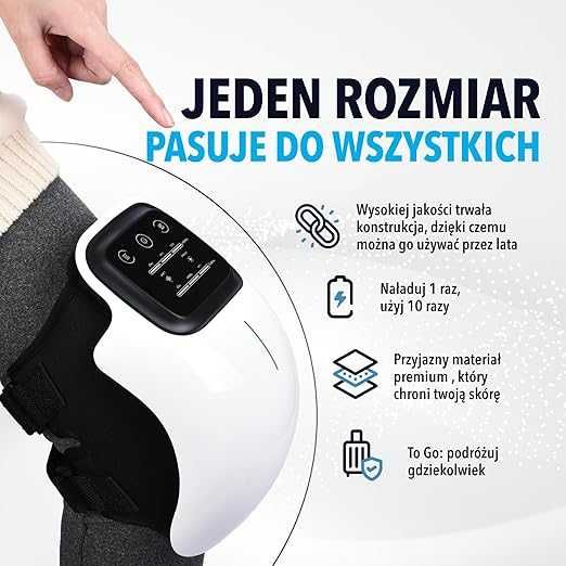 Bezprzewodowy masażer do kolan z podczerwienią FORTHiQ ‎FQ-ST 1101