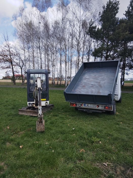 Usługi minikoparka wywrotka transport
