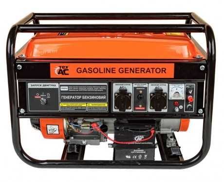 Генератор бензиновий 4-такт 2.8/3.2 кВт(ел запуск)TexAC (ТА-04-132Е)