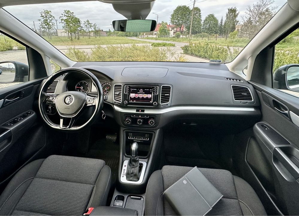 Vw Sharan 2.0TDI 150KM DSG 100% bezwypadkowy, ori lakier fvat23