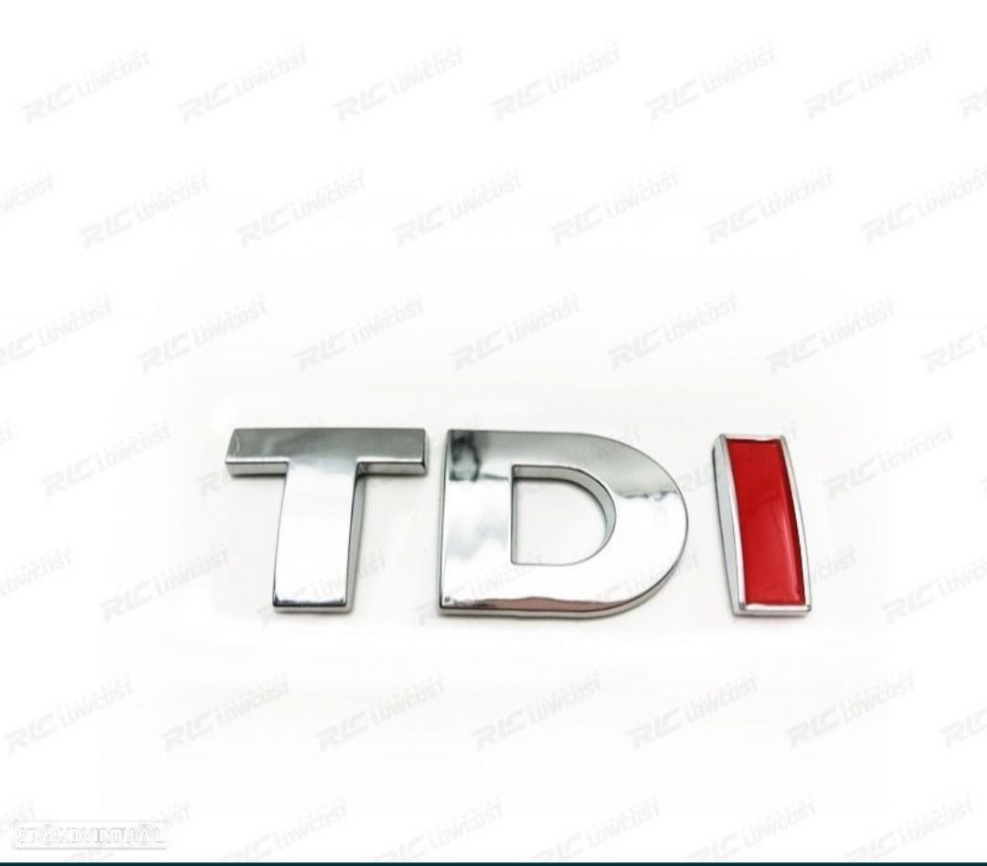 Símbolos TDI NOVOS para qualquer veículo.