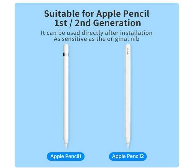 Накінечник для стилуса Apple Pencil 1,2 покоління