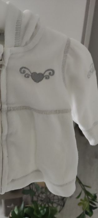 Bluza niemowlęca KappAhl z kapturem, na zamek, rozmiar 56.