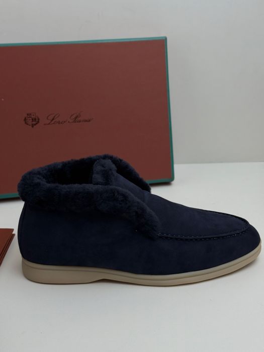 Лофери лоро піана LORO PIANA зимові замшеві утеплені