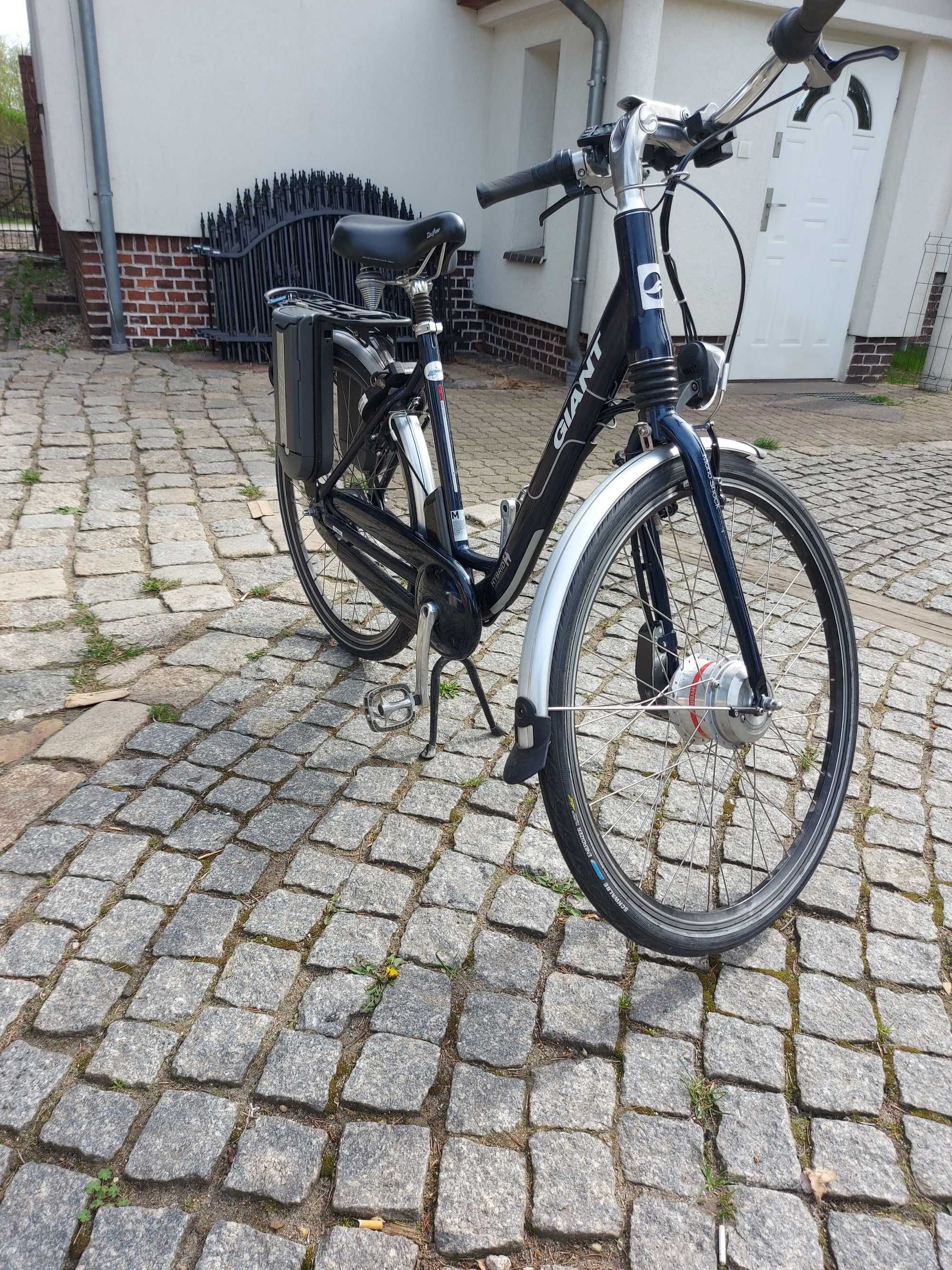 rower elektryczny ebike Giant 2x24v manetka 350W