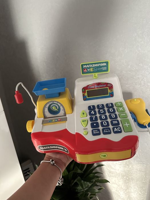 Дитяча каса дитячий магазин касовий набір іграшки для дівчаток музична