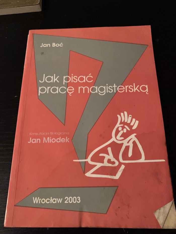 Jak pisać pracę magisterską Jan Miodek
