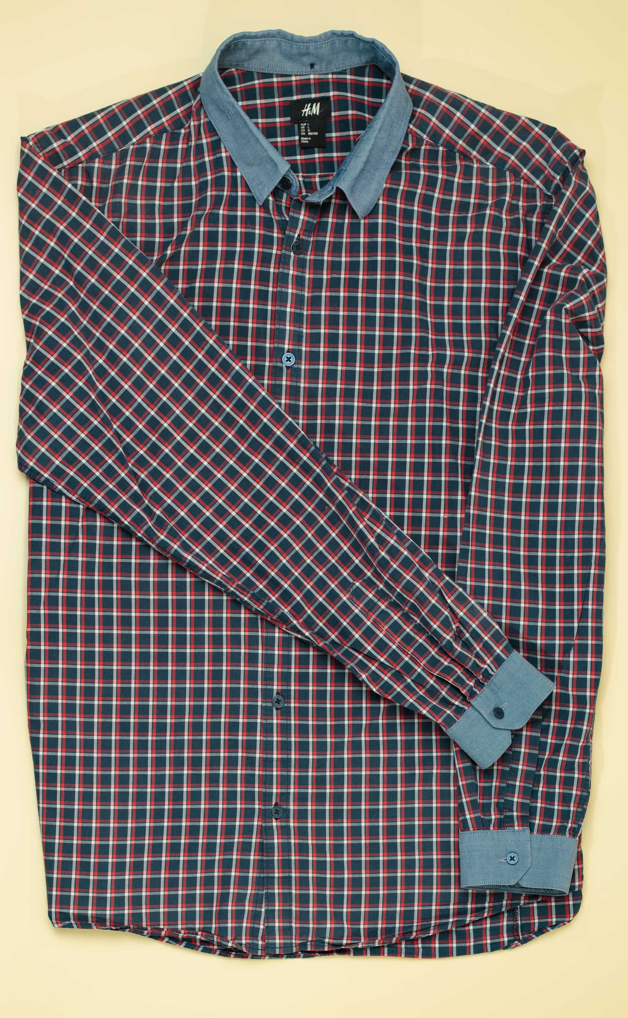 Рубашка мужская H&M - размер L