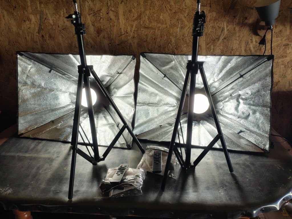 Softbox zestaw do studia fotograficznego, FGen, LED85 W,