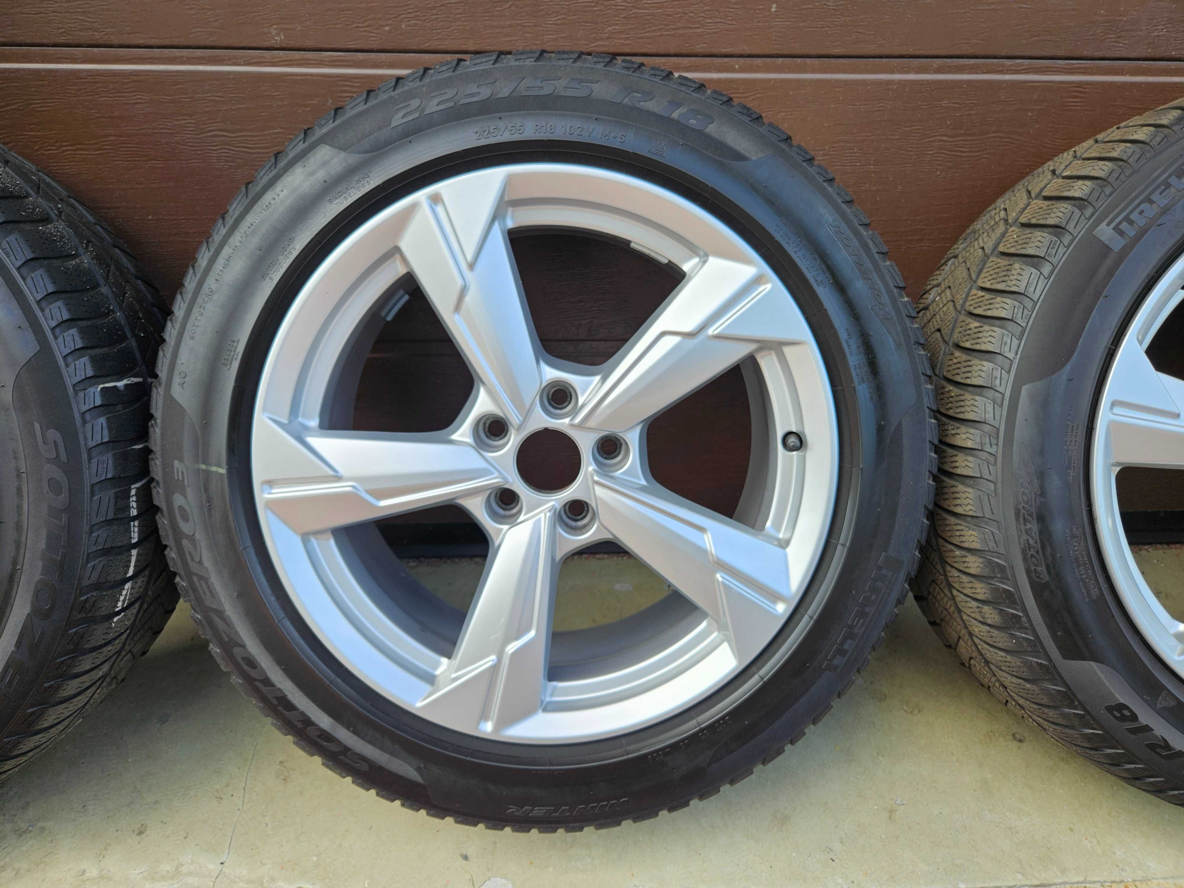 Audi 18" A4 A5 A6 Q5 Q7 225/55R18 koła Seat Skoda VW alufelgi 5x112