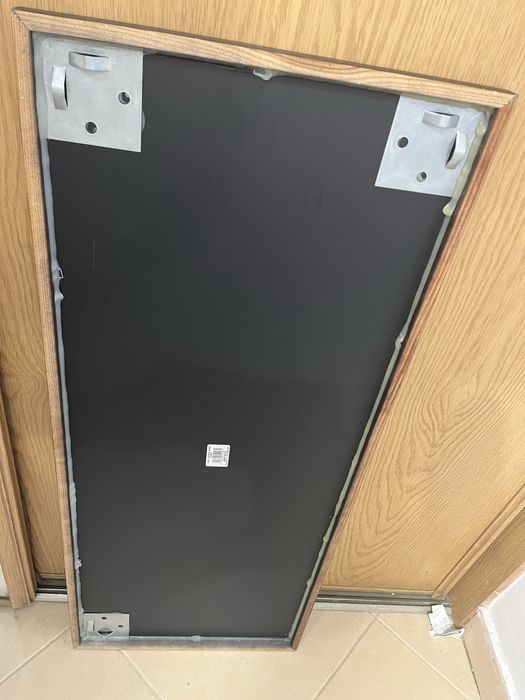 Lustro w drewnianej ramie 33x80