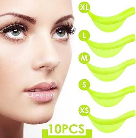 Silikonowe wkładki wałeczki do liftingu ondulacji rzęs 10 sztuk