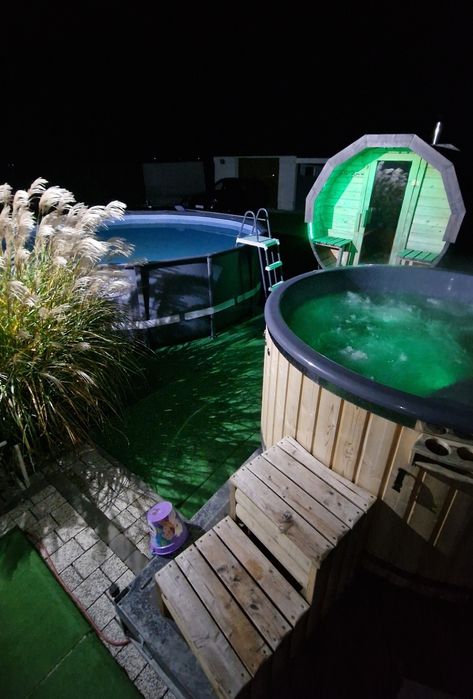 Sauna mobilna balia bania jacuzzi mobilne wynajem imprezy