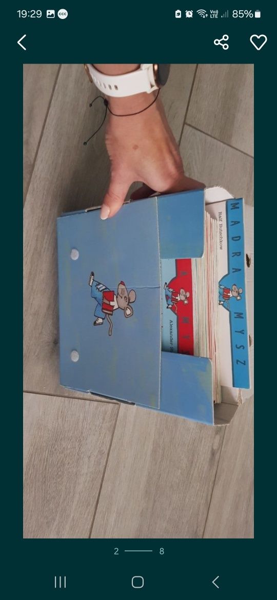 Biblioteczka madra mysz ksiazeczki w teczce zestaw