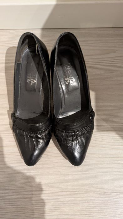 Sapato pele preto