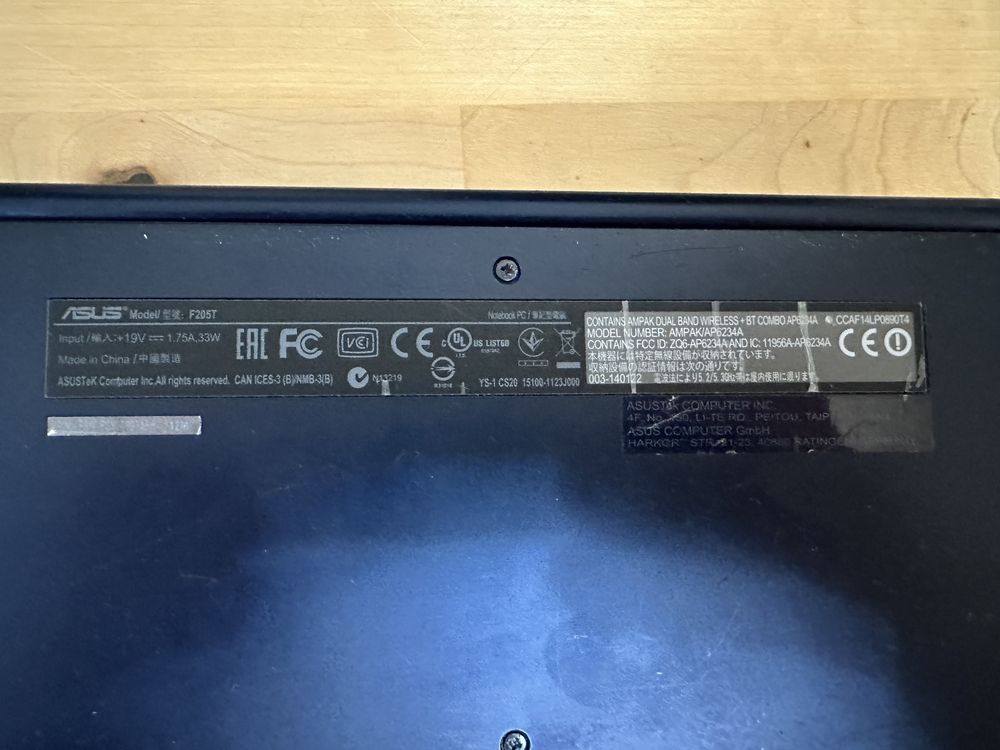 Laptop Asus F205T 11,6 cala