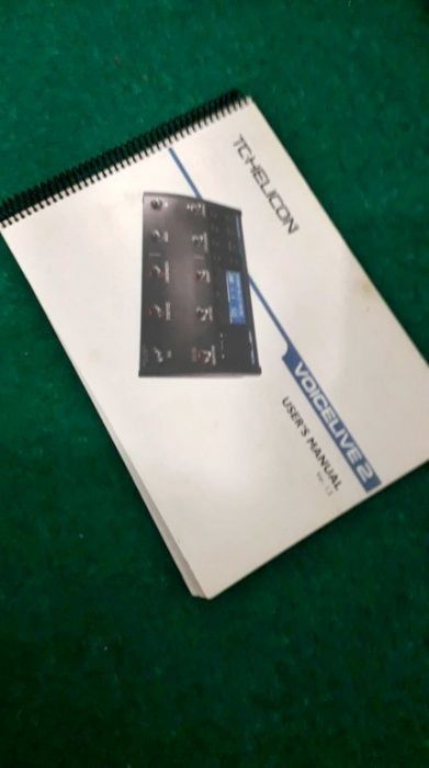 Manual completo da pedaleira de voz voice live 2 da Tc-Helicon.