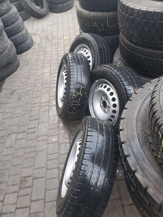 Диски 5×120 R16 ET51 Volkswagen T5 T6 + 215 65 16c Kleber літо бу