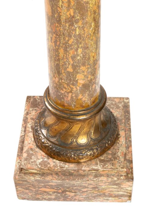 Coluna Mármore Bronze Jaune Napoleão III | século XIX
