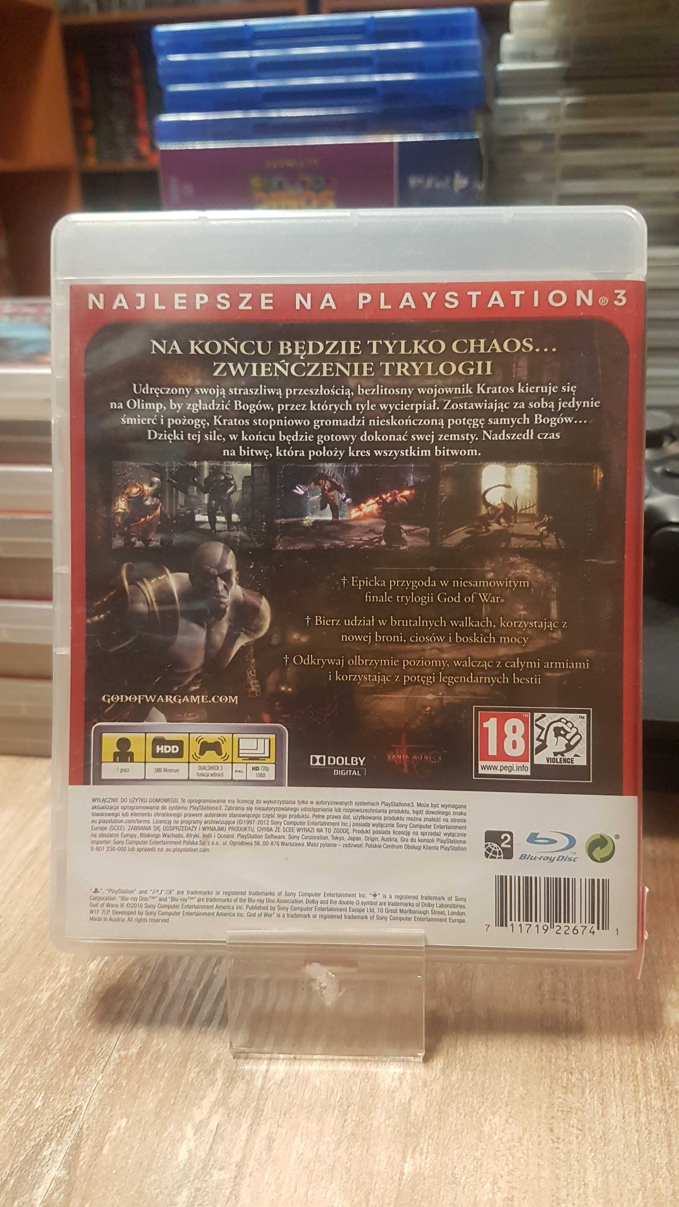 God of War III PS3 Sklep Wysyłka Wymiana