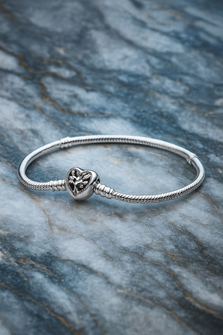 Promocja srebrna bransoletka Pandora moments 19cm do Pandora charms