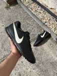 Сороконіжки Nike TiempoX Rio III TF чорні шкіряні