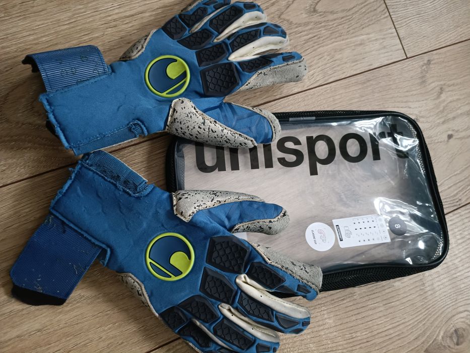 Rękawice bramkarskie Uhlsport Hyperact SuperGrip+ r.8
