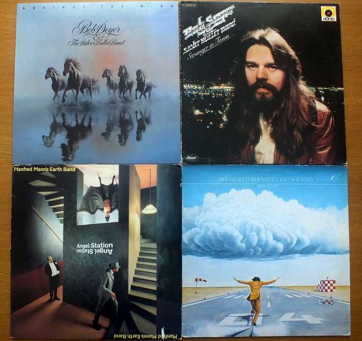 Płyty winylowe winyle Rock MANFRED MANN i BOB SEGER 4LP za 100zł