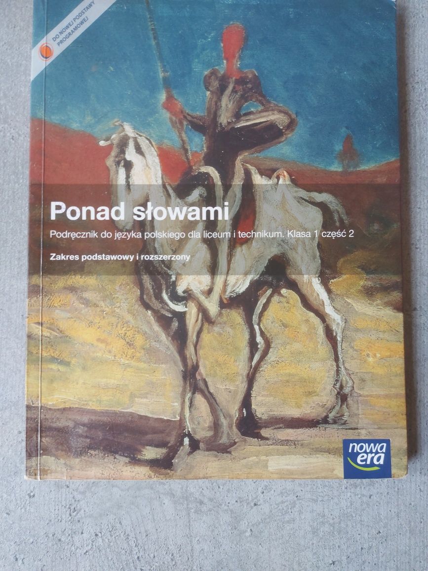 Ponad słowami podręcznik do języka polskiego klasa 1 część 2