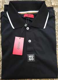 Hugo Boss polo novo modelo preto