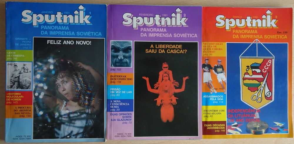 Sputnik - Panorama da Imprensa Soviética (Volume 1 -2 - 3)