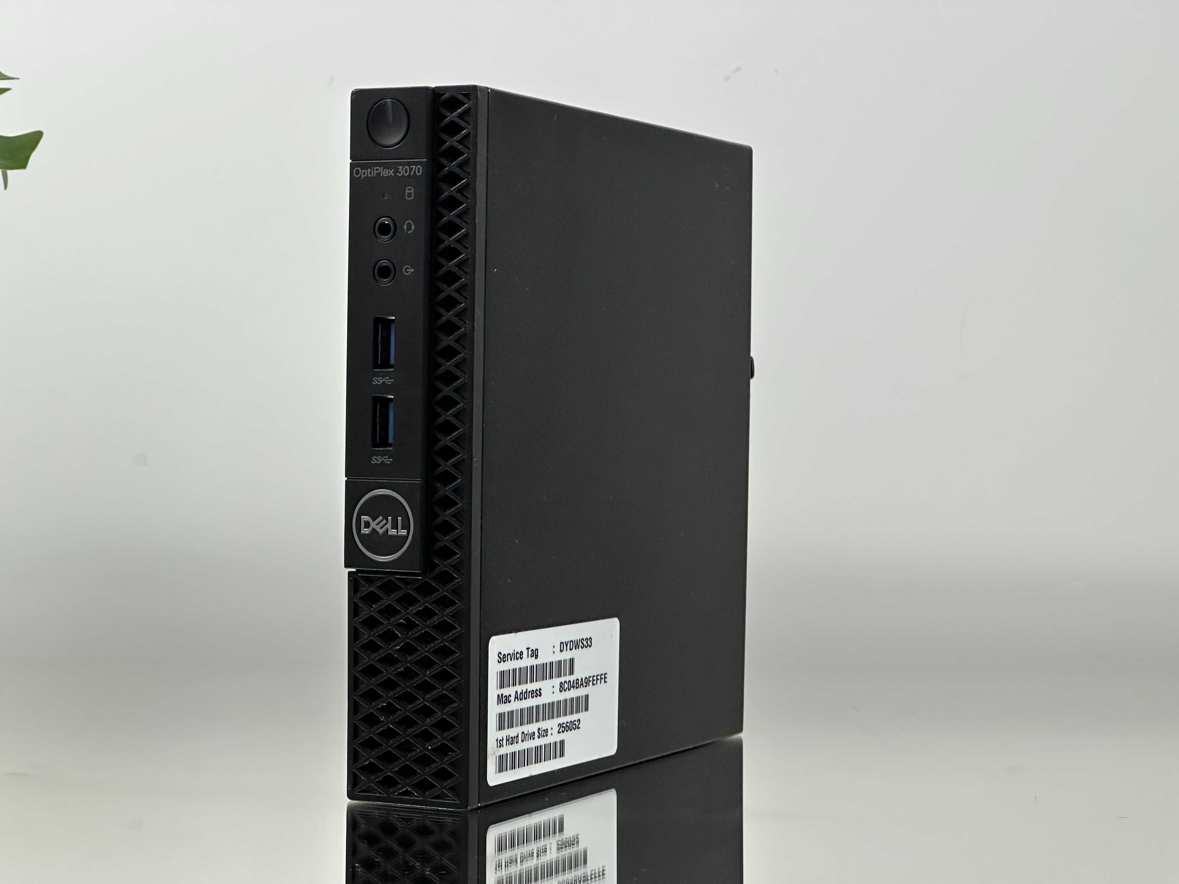 Komputer MiniPC Dell Optiplex 3070 Tiny i3 8GB 256GB GWARANCJA