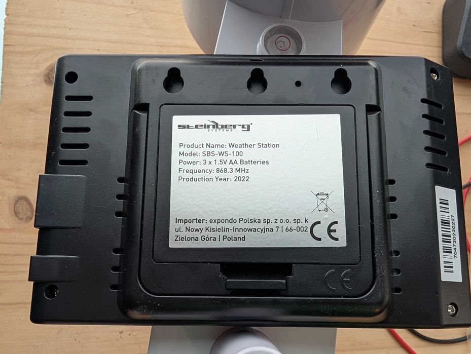 Estação meteorológica sem fios completa