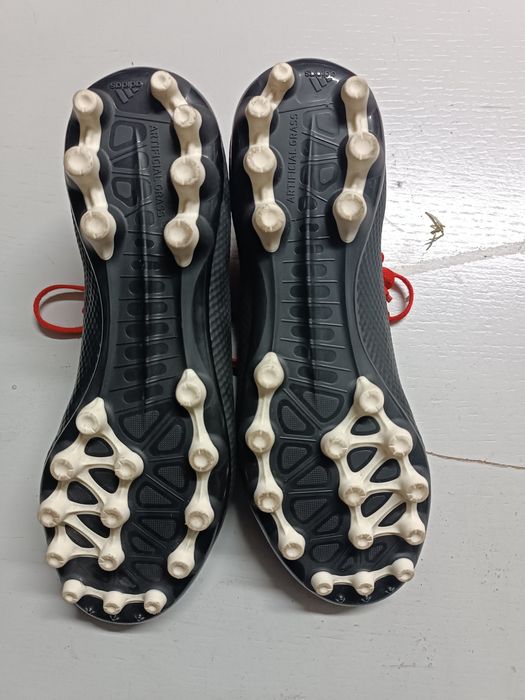 Adidas x 18.1 fg pretas e vermelhas