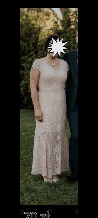 Sukienka na wesele rozmiar 44 XXL