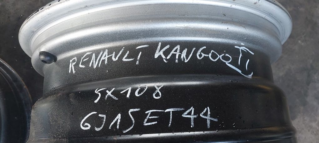 Felgi stalowe Renault Kangoo II 5x108 6J15 ET44
