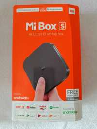 Xiaomi mi box S 4K смарт тв приставка (Международная версия)