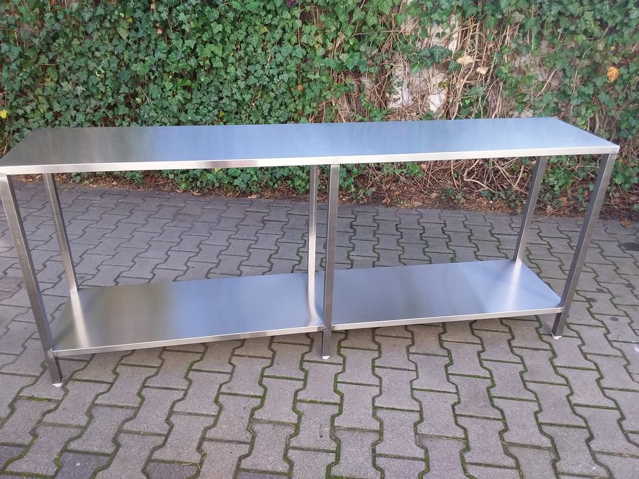 Stół kuchenny stolik nierdzewny 40/200/85cm stół pomocnik wysyłka