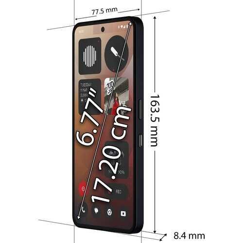 Smartfon Nothing Phone (3a) 12 GB / 256 GB 5G czarny