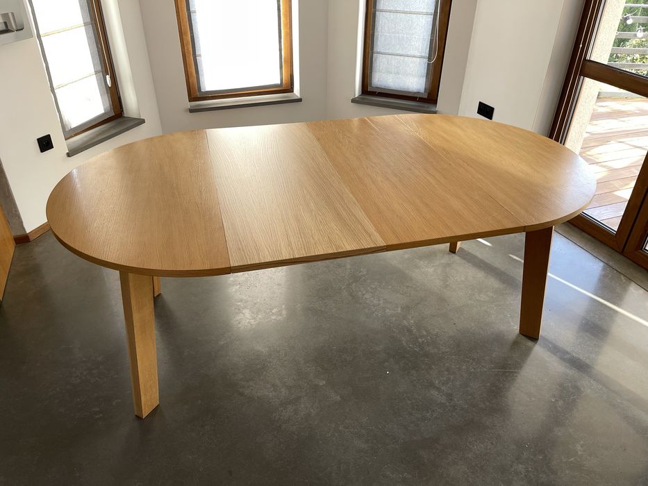 Stol rozkladany fornir debowy 115-211cm